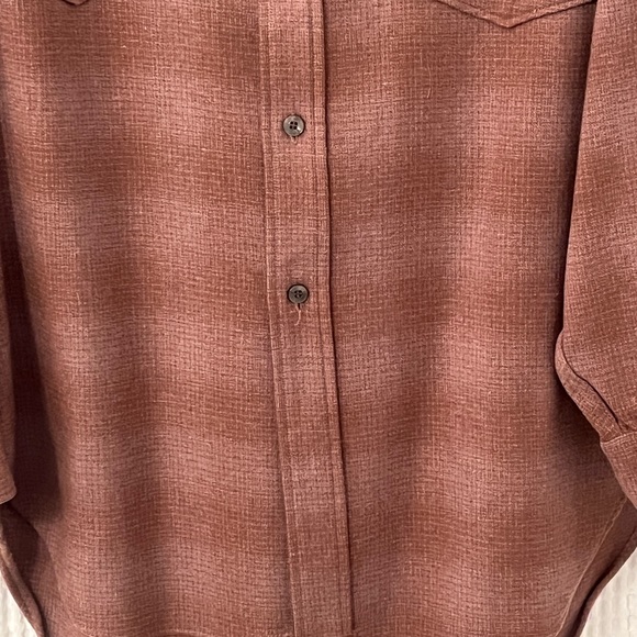 Vintage Pendleton Mills Virgin Wool Brown Button Down Shirt, Men's 15-1/2 - Picture 11 of 14